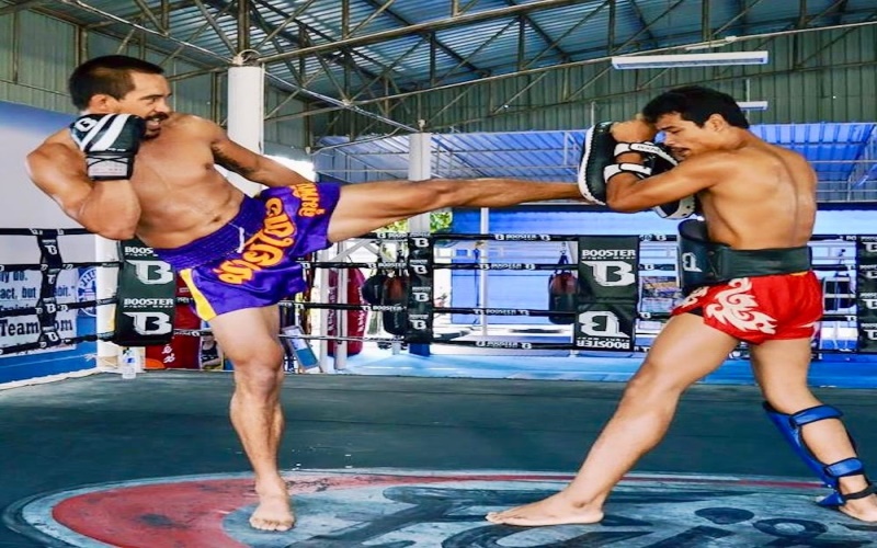 Steps at a Muay Thai Camp for Fitness in Thailand