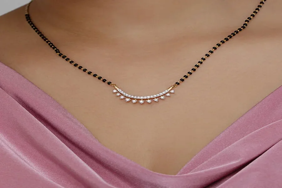 A Symbol of Love, A Reflection of You: Diamond Mangalsutra Design for Everyday Celebrations diamond mangalsutra